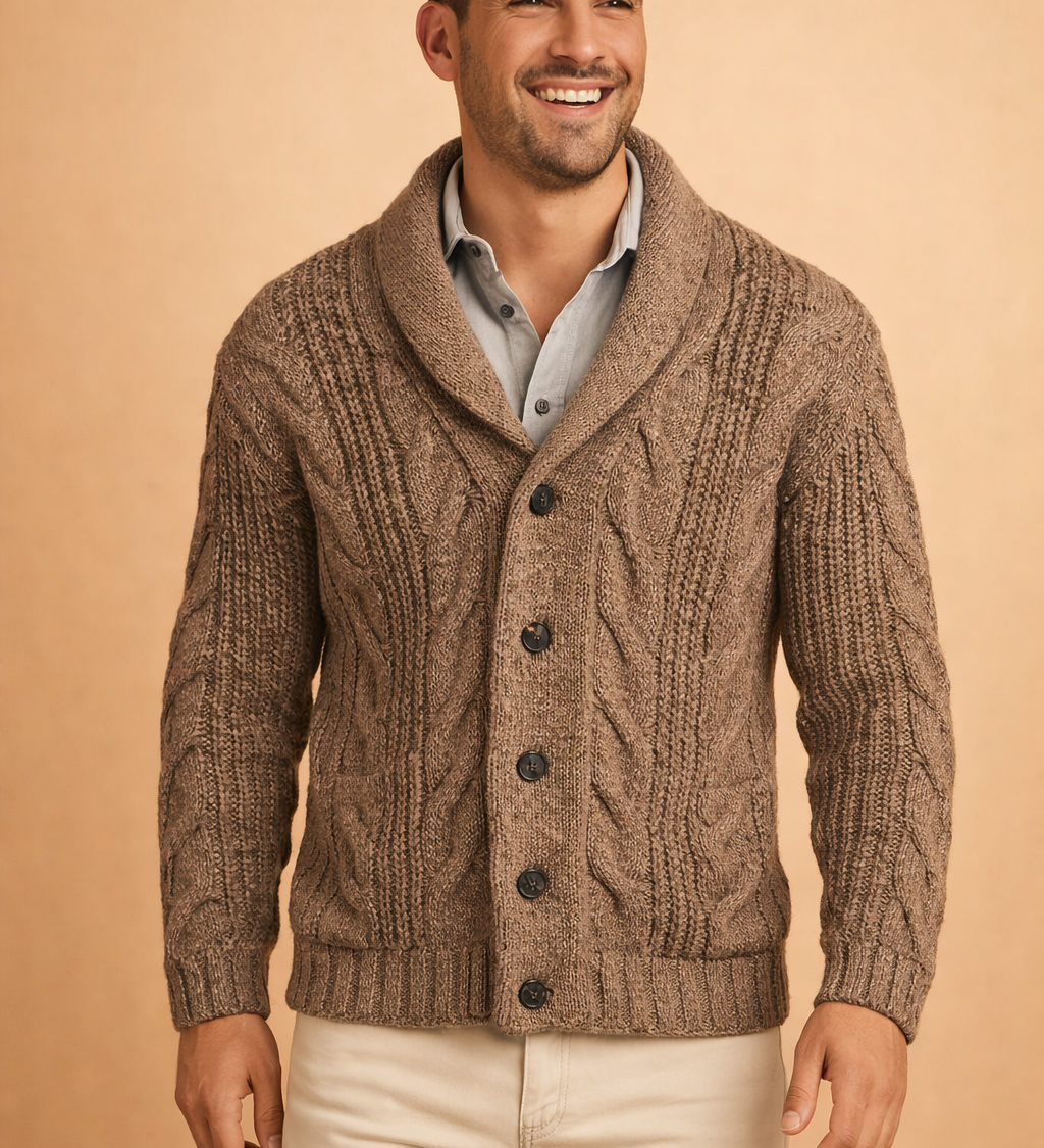 Luca Moretti | Premium Knit Cardigan For Men