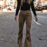 Briana DeLuca | Flared Corduroy Pants For Women