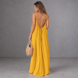 Backless Cami Dress - Apricot