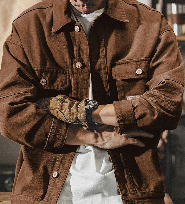 Ethan Romano | Vintage Utility Jacket For Men