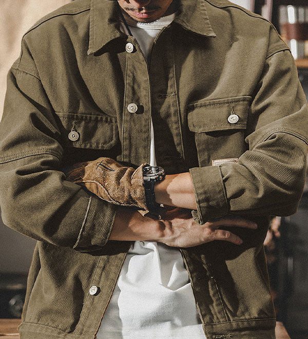 Ethan Romano | Vintage Utility Jacket For Men