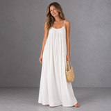 Backless Cami Dress - White
