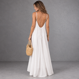 Backless Cami Dress - White