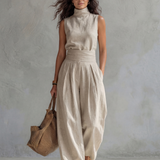 Maria | Elegant Wide Leg Pants and Top Set