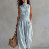 Maria | Elegant Wide Leg Pants and Top Set
