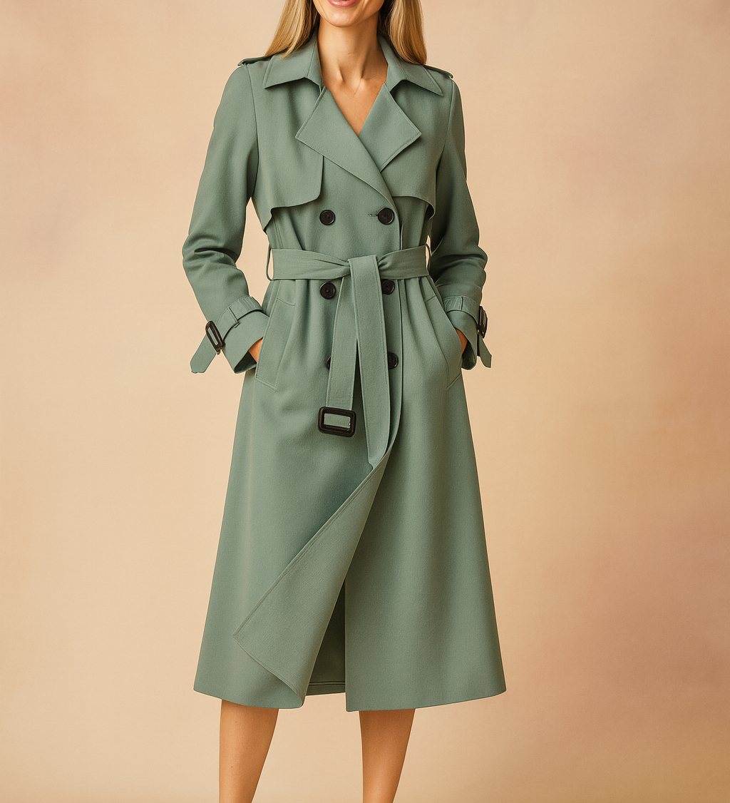 Sofia Laurent | Belted Trench Coat For Women