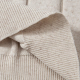 Linen Ribbed Knit Polo & Slim Fit Tapered Trousers