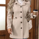 Elara™ | Timeless Belted Coat