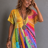 Bohemian Sun Design Dress