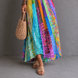 Bohemian Sun Design Dress
