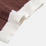 Contrast Trim Stripe Johnny Collar Polo & Slim Fit Tapered Trousers