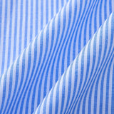 Short Sleeve Cotton Stripe Stand Collar Shirt & Straight Leg Linen Pants