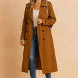 Élise Montclair | Double-Breasted Trench Coat For Women