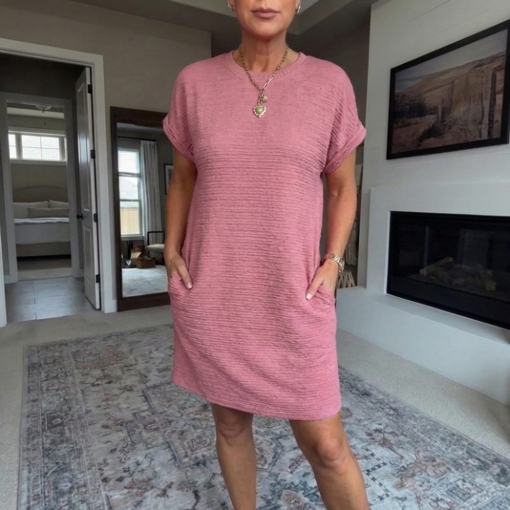 Sharon | Patogi vasarinė suknelė su kišenėmis
