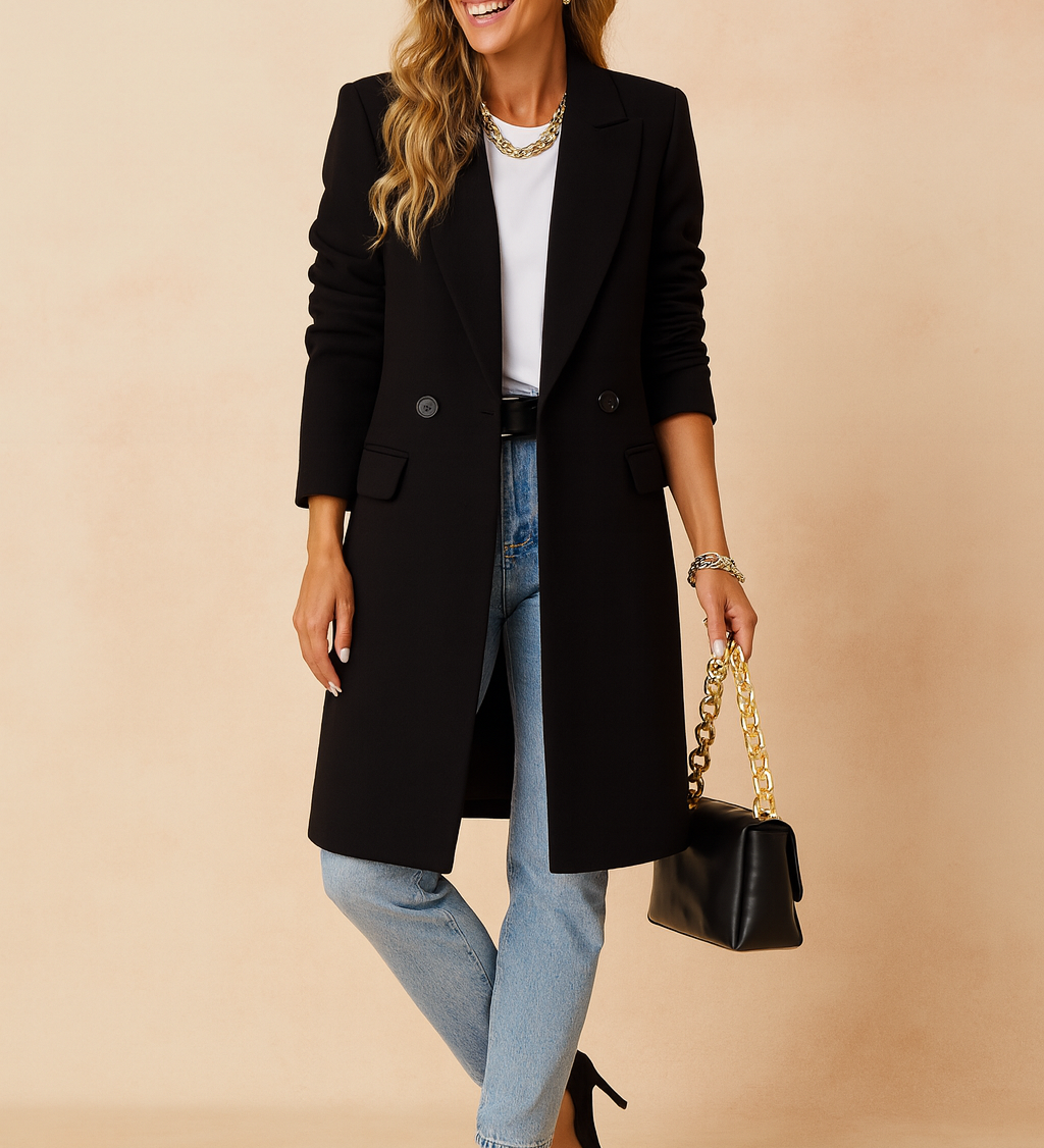 Élodie Beaumont | Double-Breasted Coat For Women