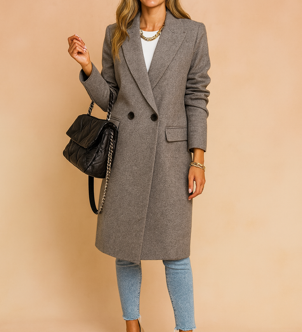 Élodie Beaumont | Double-Breasted Coat For Women