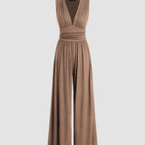Charity – Elegant Sleeveless Wide-Leg Jumpsuit