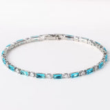 Natural Turquoise Stone Bracelet | Gold