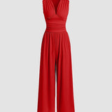 Charity – Elegant Sleeveless Wide-Leg Jumpsuit