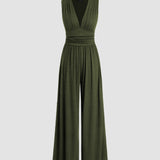 Charity – Elegant Sleeveless Wide-Leg Jumpsuit