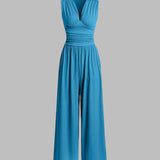 Charity – Elegant Sleeveless Wide-Leg Jumpsuit