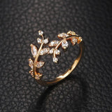 Elegant Vine Gold Ring | Gold