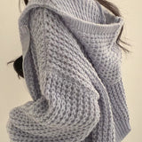 Sophie Moreau | Luxury Knit Zip Hoodie For Women