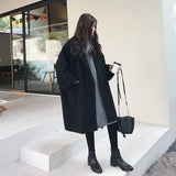 Élodie Marchand | Longline Wool Blend Coat For Women
