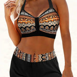 Nieves™ | Aukšto liemens bikinis Ribbet