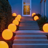 Luminária esférica de jardim