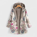 Alisha | The Cosy Vintage Parka - Flower Beige