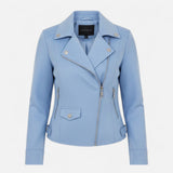 Camille Laurent | Slim Zip Moto Jacket For Women