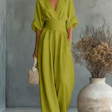 Risel - Jumpsuit to Feel Comfortable and Polished on Your Day.