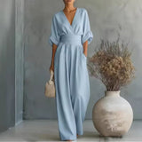 Risel - Jumpsuit to Feel Comfortable and Polished on Your Day.