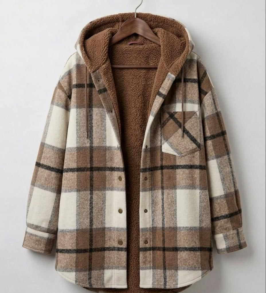 Piper™ | Hooded Flannel Shacket — Final Edit