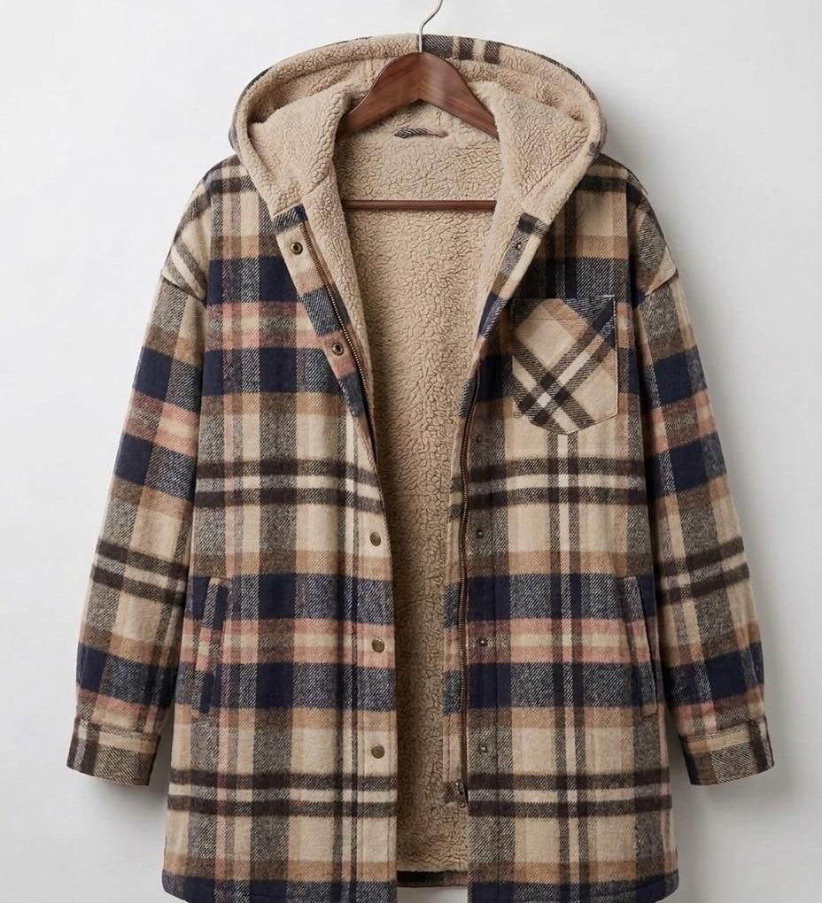 Piper™ | Hooded Flannel Shacket — Final Edit