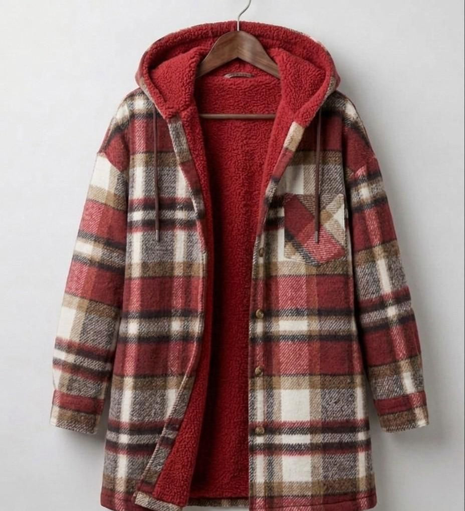 Piper™ | Hooded Flannel Shacket — Final Edit