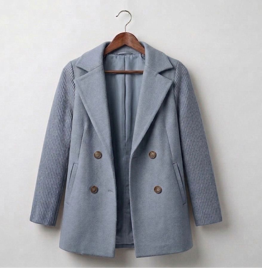 Sasha™ | Ribbed Blazer Coat — Final Edit