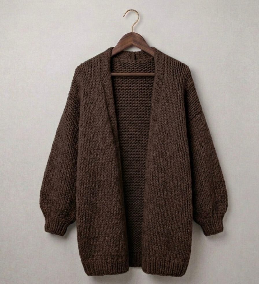 The Oversized Cardie™ | Relaxed Knit Cardigan — Final Edit
