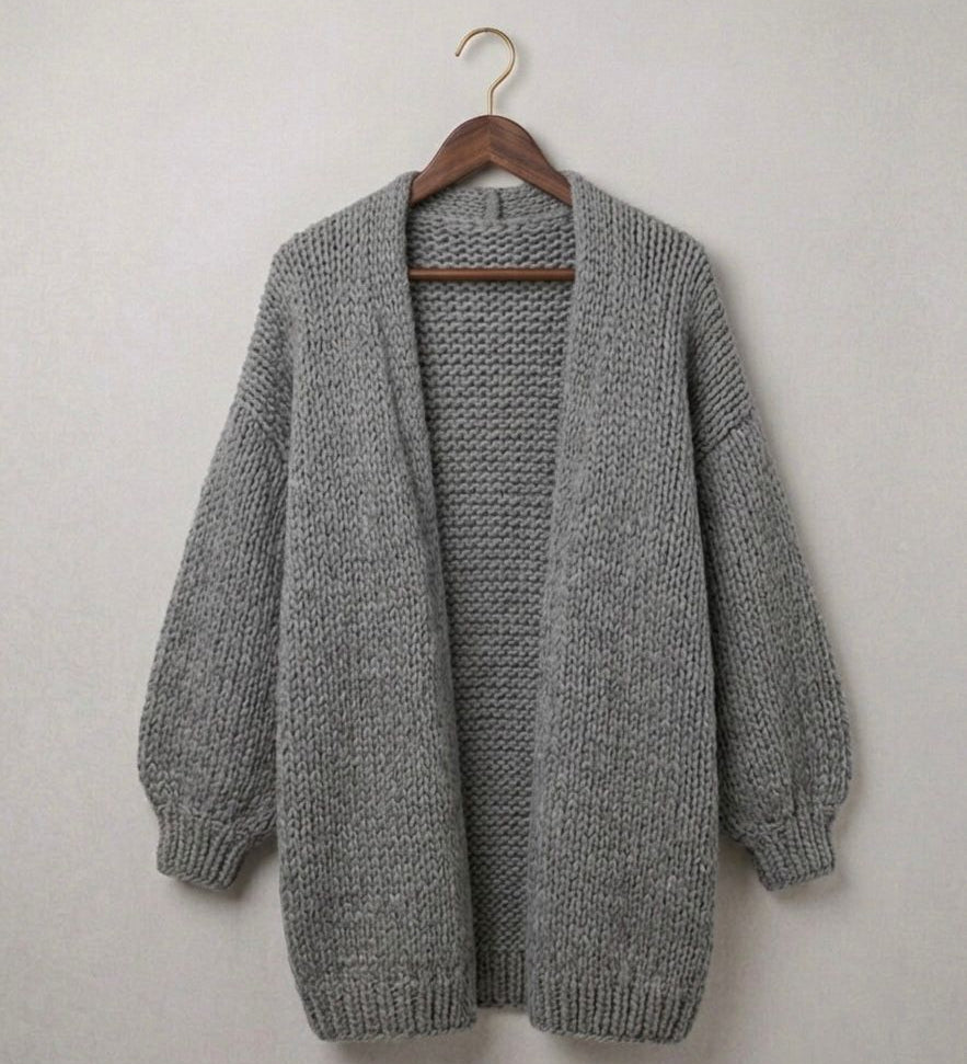 The Oversized Cardie™ | Relaxed Knit Cardigan — Final Edit