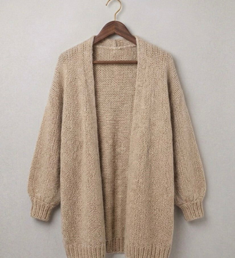 The Oversized Cardie™ | Relaxed Knit Cardigan — Final Edit