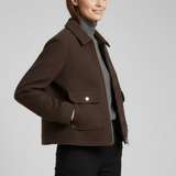 Elodie Sinclair | Cropped Bomber Jacket For Women