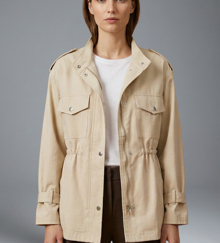 Vivienne Laurent | Double Breasted Utility Jacket For Women