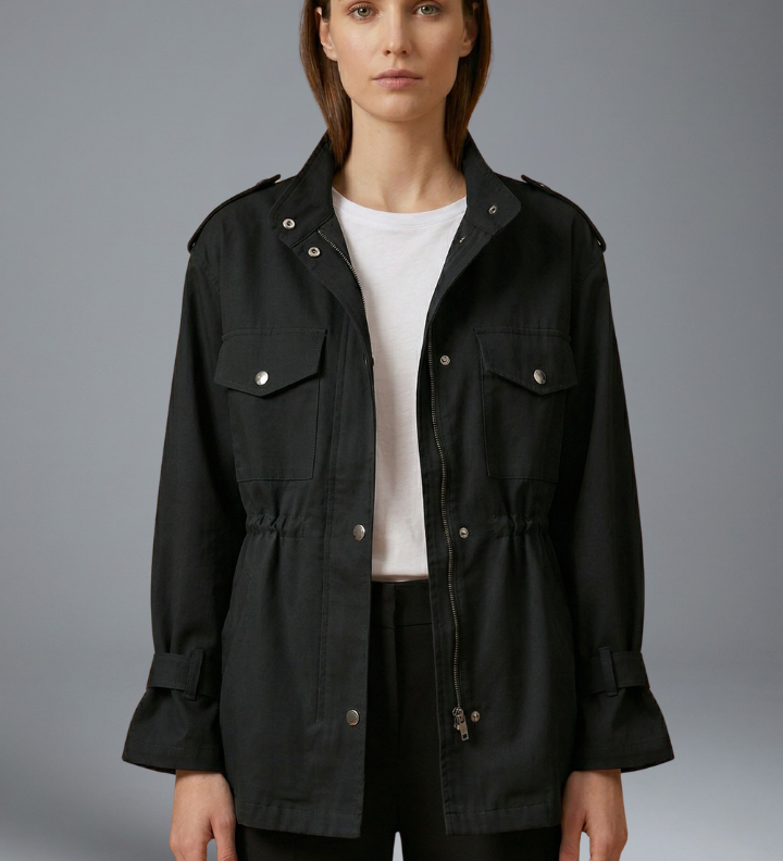 Vivienne Laurent | Double Breasted Utility Jacket For Women