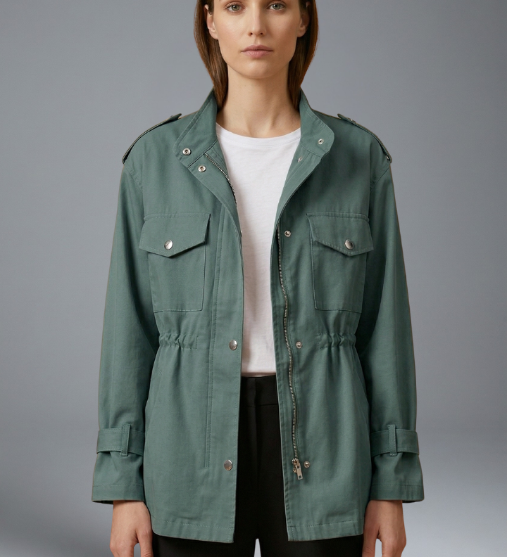 Vivienne Laurent | Double Breasted Utility Jacket For Women