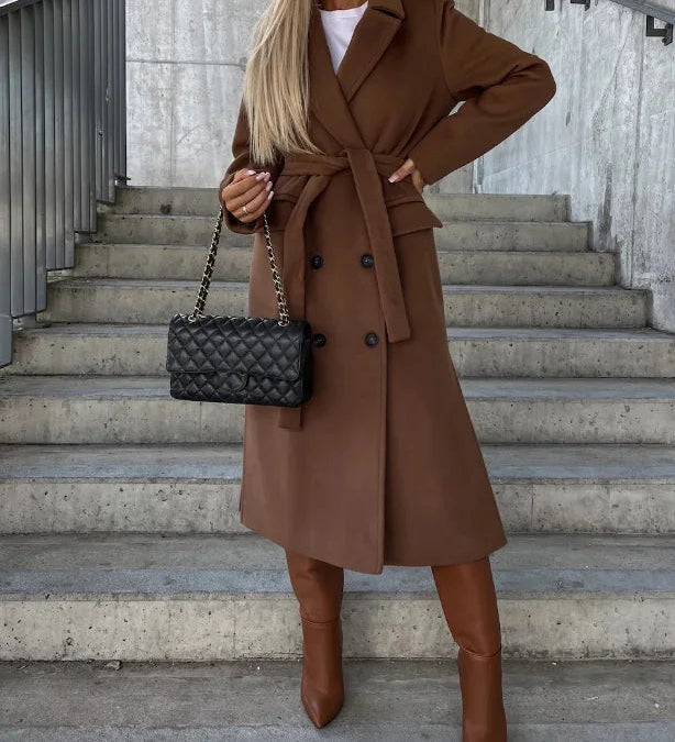 Élodie Laurent | Long Sleeve Trench Coat For Women