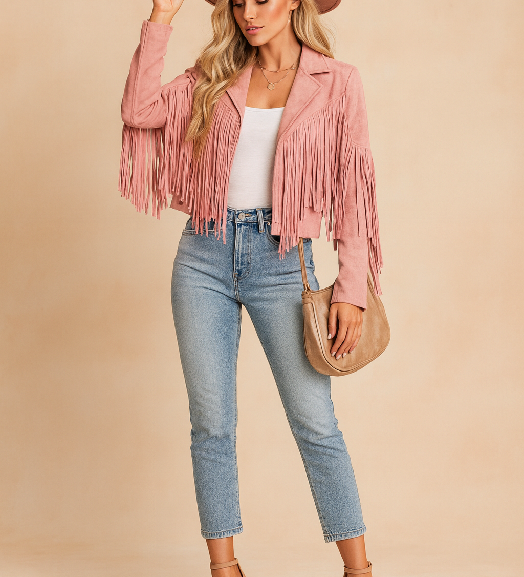 Luna Bellini | Fringe Jacket For Women