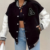 Giulia Moretti | Contrast Bomber Jacket For Women