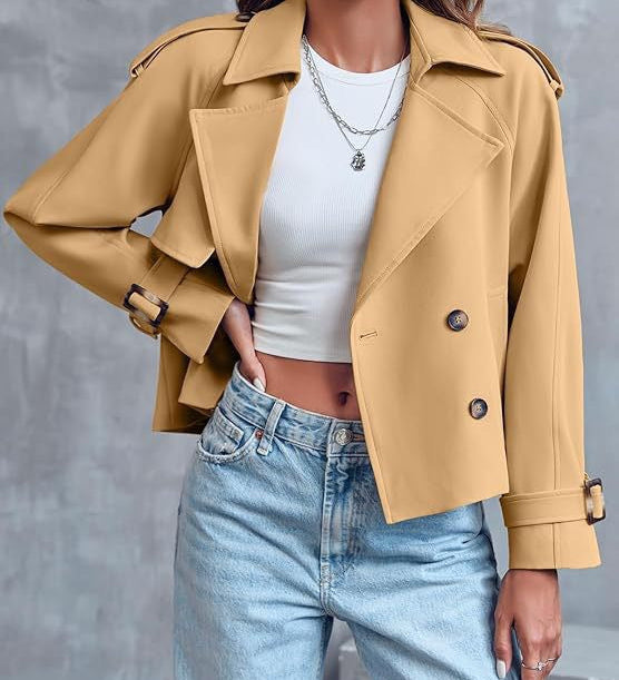 Aurélie Voss | Cropped Trench Coat For Women