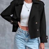 Aurélie Voss | Cropped Trench Coat For Women